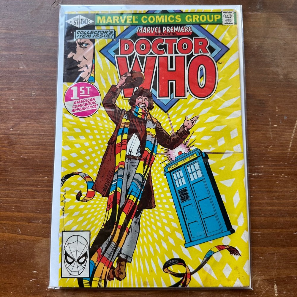 Marvel Premiere 57 Doctor Who 1st US Appearance Tom Baker 1980 Bronze Age FN Raw